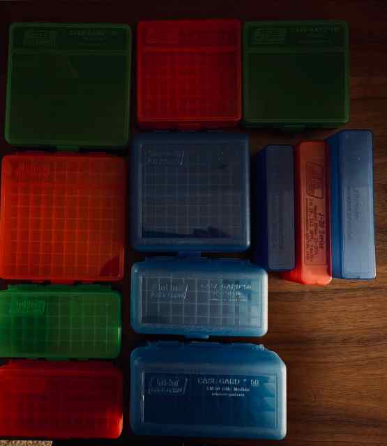 Lot of MTM Casegard Ammo Boxes