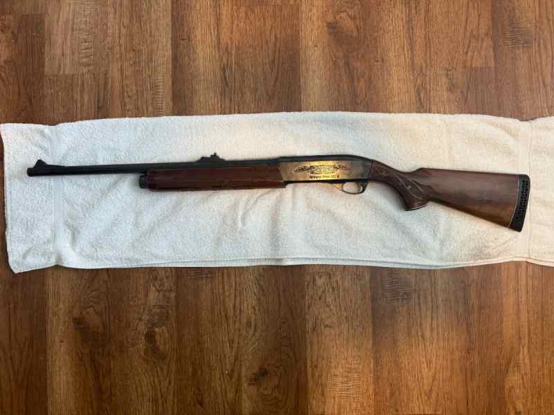 Dad died.  1977 Remington 1100, 12 g.  22&quot; barrel!
