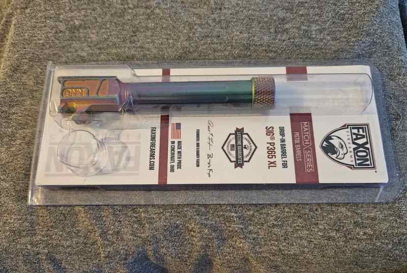 WTS P365XL threaded Barrel Faxon firearms 