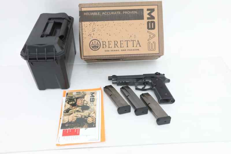 Beretta M9A3 9mm 5.1&quot; Pistol Black/Gray