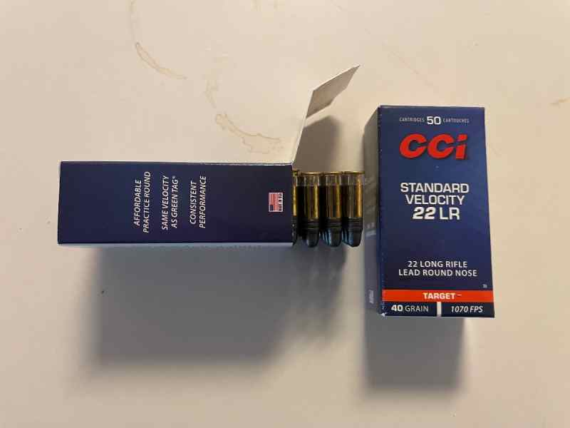 2.5K rounds of CCI Standard Velocity - 22LR 