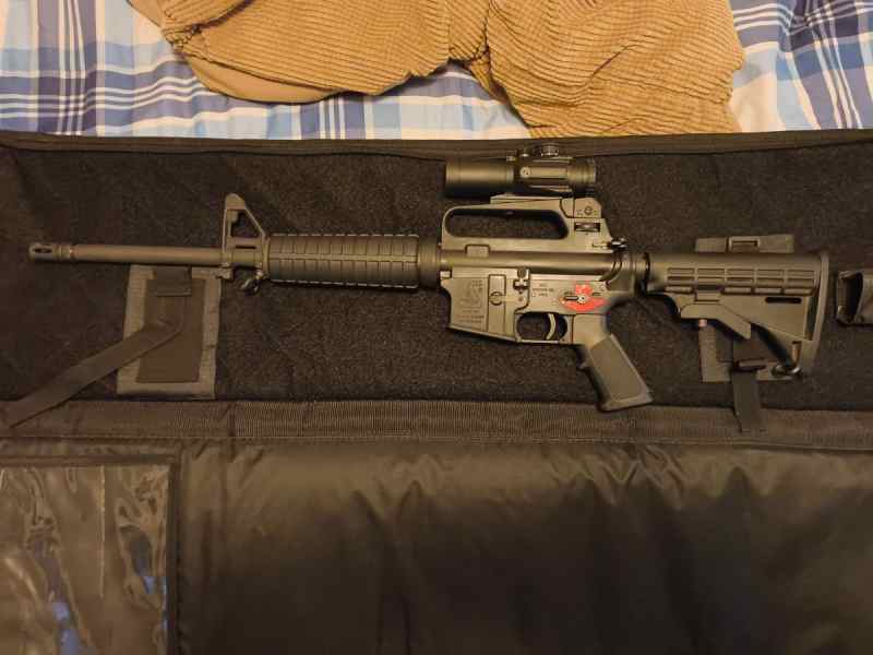 BUSHMASTER XM-15E2 W/ BFSIII AR-C1 and prism scope