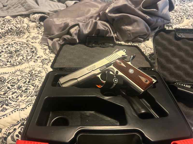 Ruger 1911 and Glock 43 new 