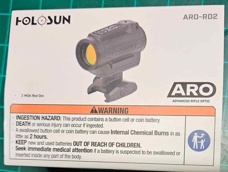 🚨Holosun ARO 2 MOA RED DOT