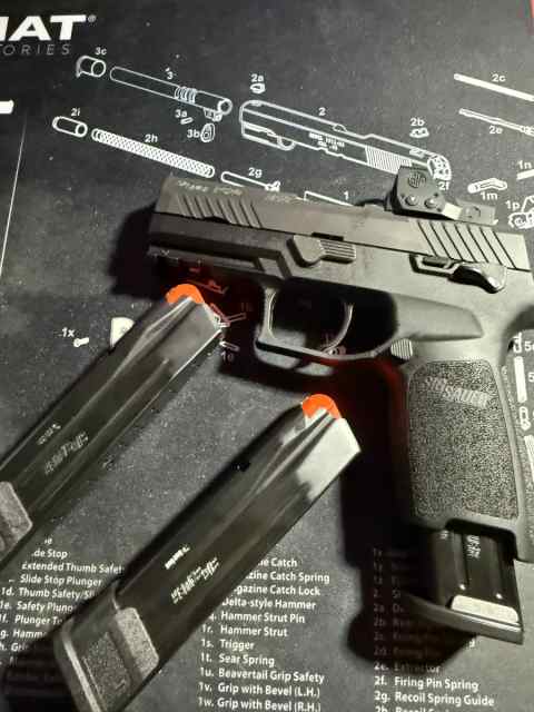 Sig M18 Black with Romeo 1 Pro